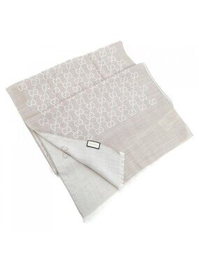 Gucci Stole Scarf Scarves Brown